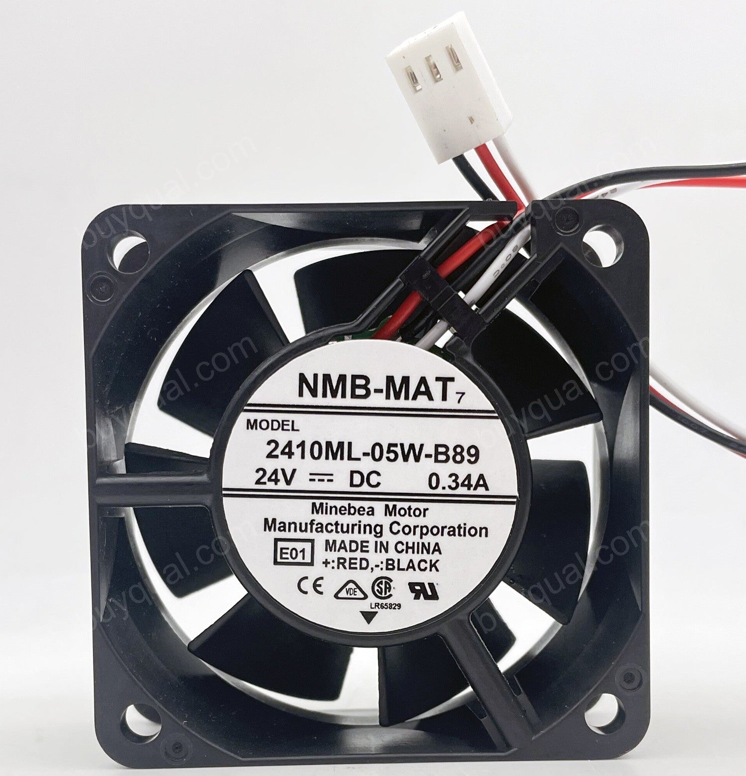 NMB 2410ML-05W-B89 24V 0.34A 3wires cooling fan