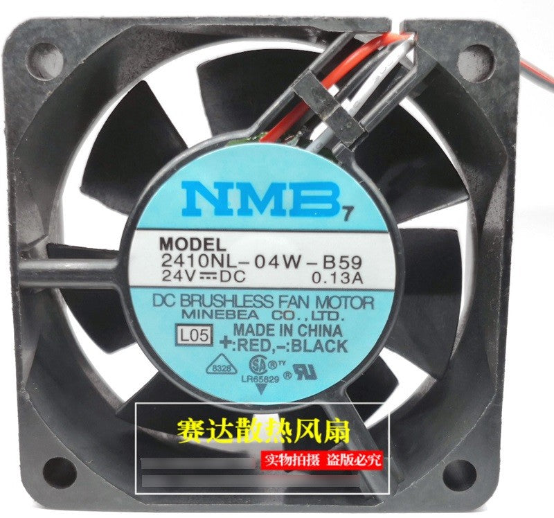 NMB 2410NL-04W-B59 24V 0.13A 3wires Cooling Fan