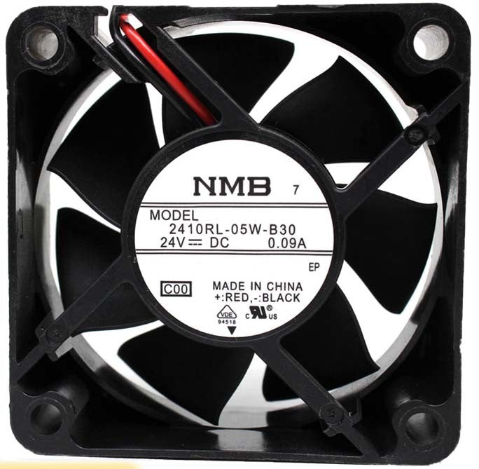 NMB 2410RL-05W-B30 24V 0.10A 2wires cooling fan