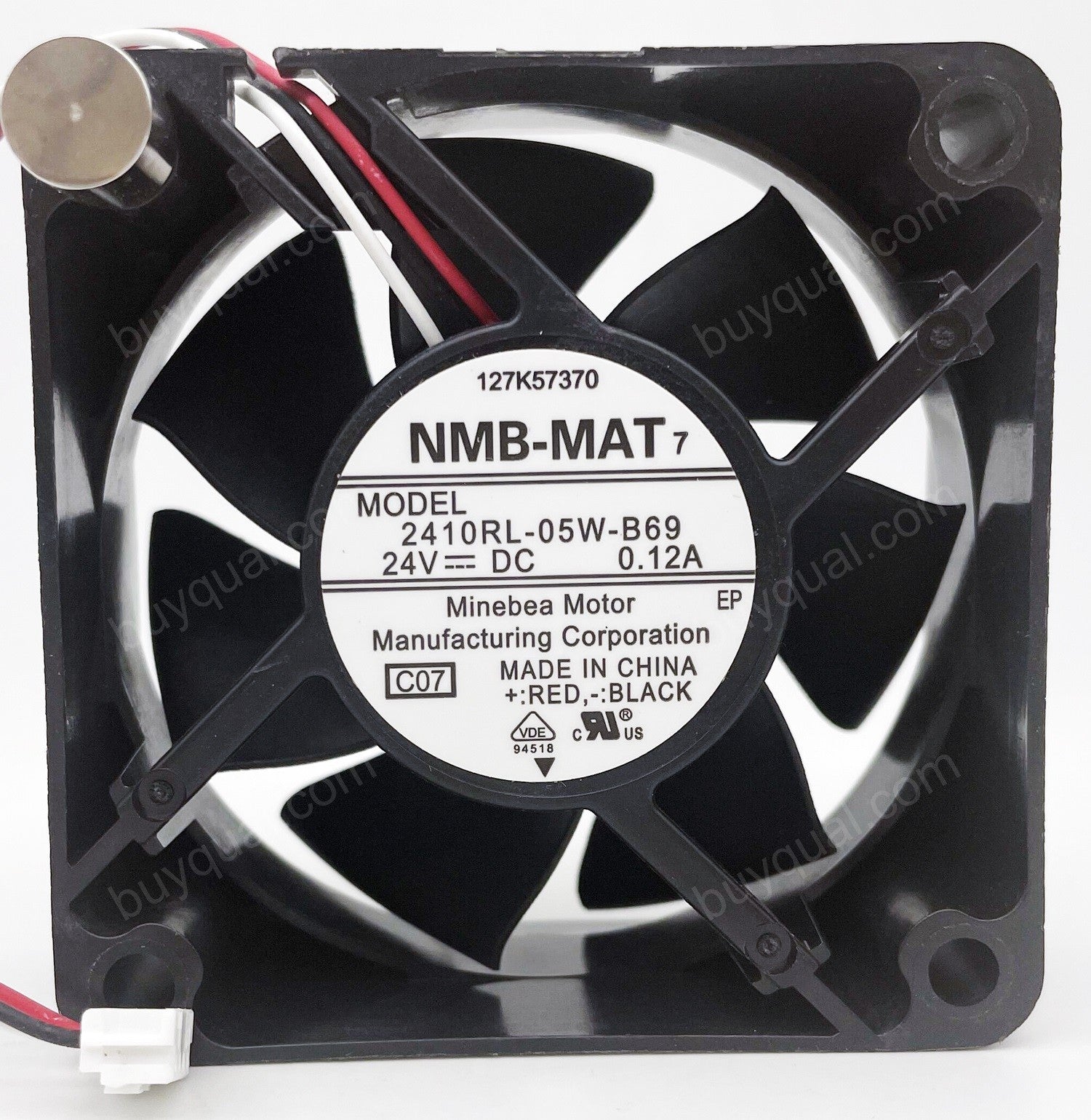 NMB 2410RL-05W-B69 24V 0.12A 3wires Cooling Fan