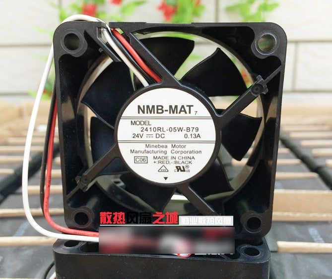 NMB 2410RL-05W-B79 24V 0.13A 3wires Cooling Fan