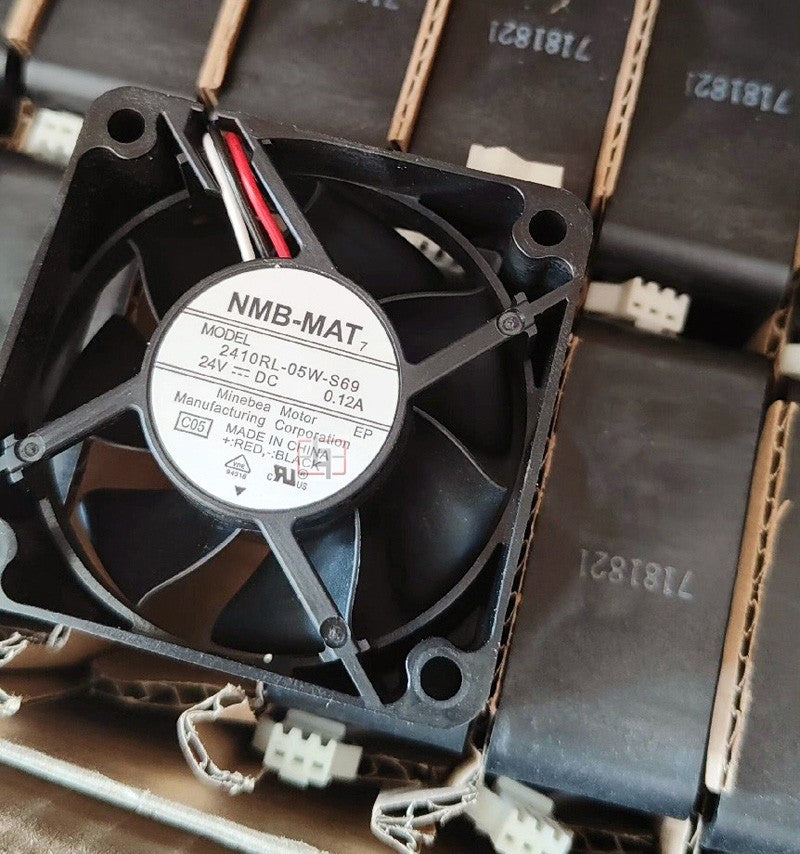 NMB 2410RL-05W-S69 24V 0.12A 3wires cooling fan