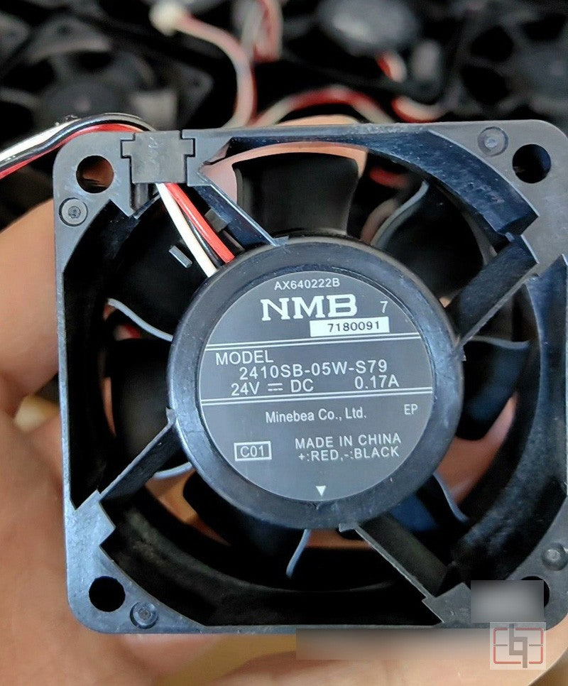 NMB 2410SB-05W-S79 24V 0.17A 3wires cooling fan