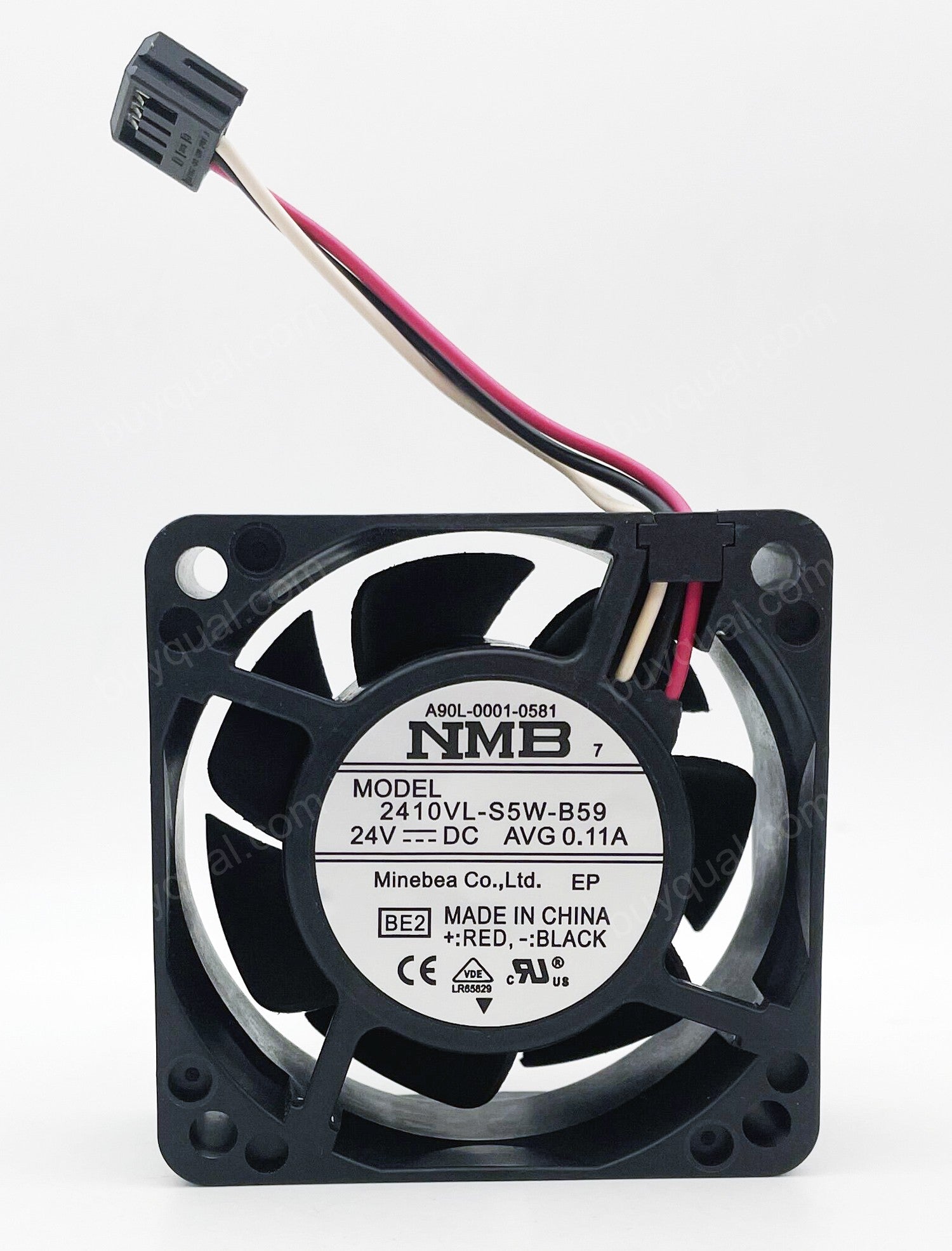 NMB 2410VL-S5W-B59 A90L-0001-0581 24V 0.11A 3wires Cooling Fan - Original New Special Connector