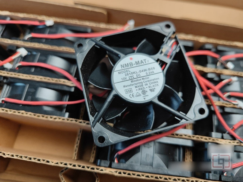 NMB 2810KL-04W-B59 12V 0.24A 2wires 3wires Cooling Fan