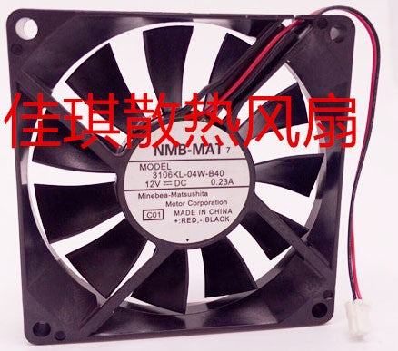 NMB 3106KL-04W-B40 12V 0.23A 2wires Cooling Fan