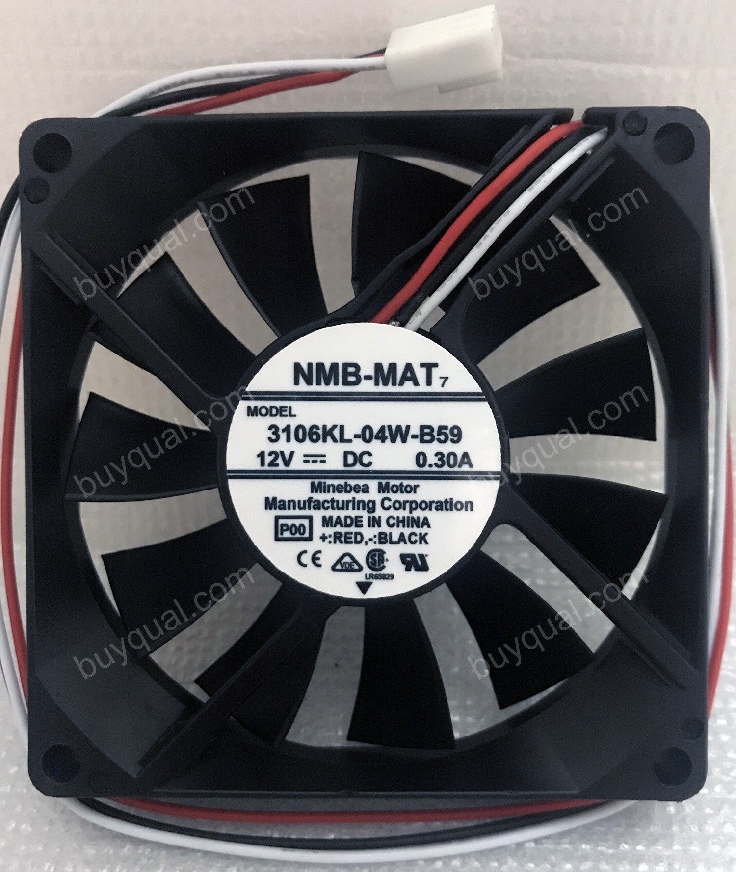NMB 3106KL-04W-B59 12V 0.3A 3wires Cooling Fan - New
