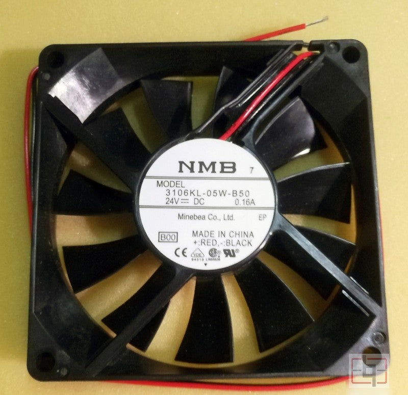 NMB 3106KL-05W-B50 24V 0.16A 2wires Cooling Fan