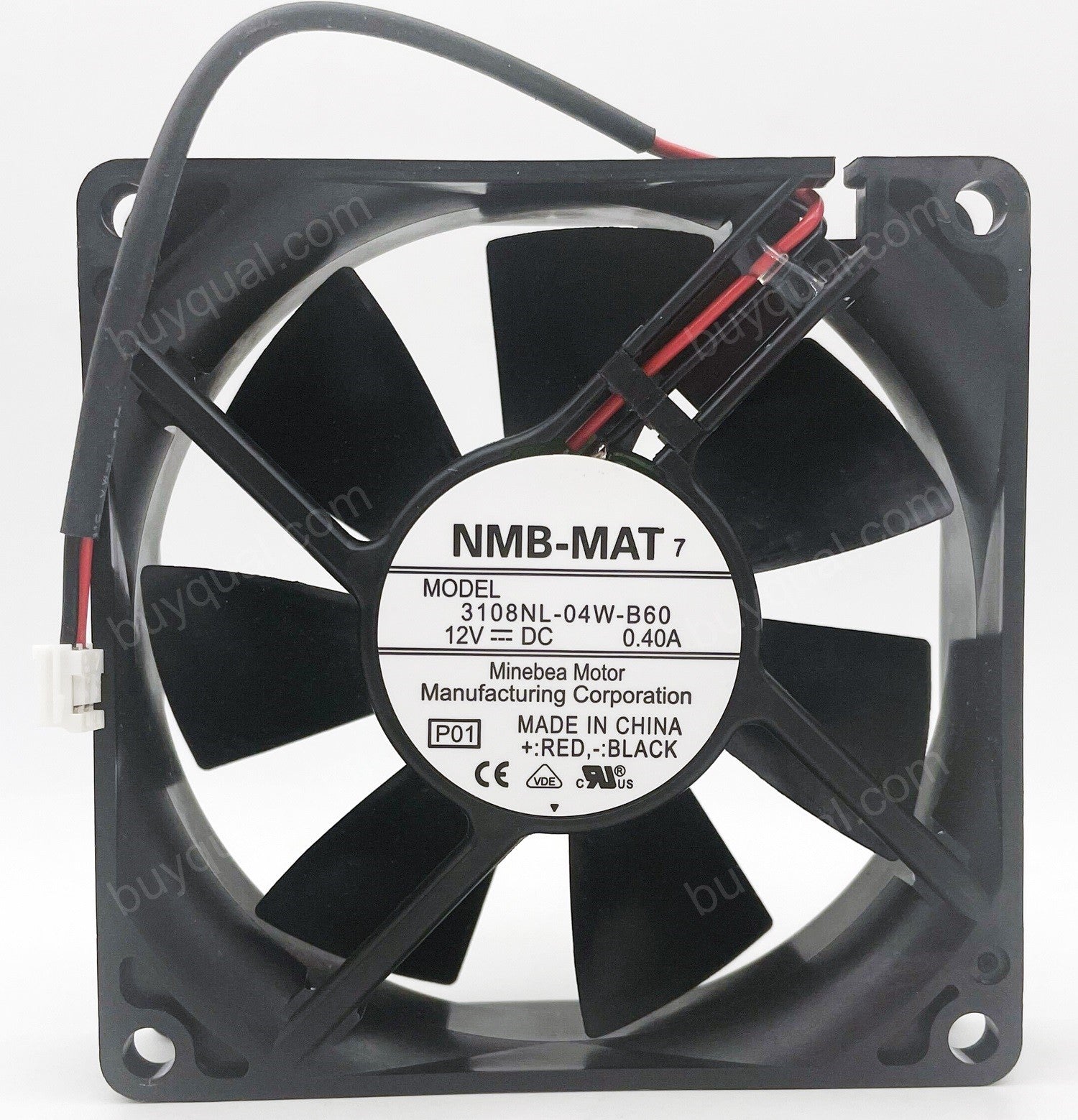 NMB 3108NL-04W-B50 3108NL-04W-B60 12V 0.36A 2wires Cooling Fan