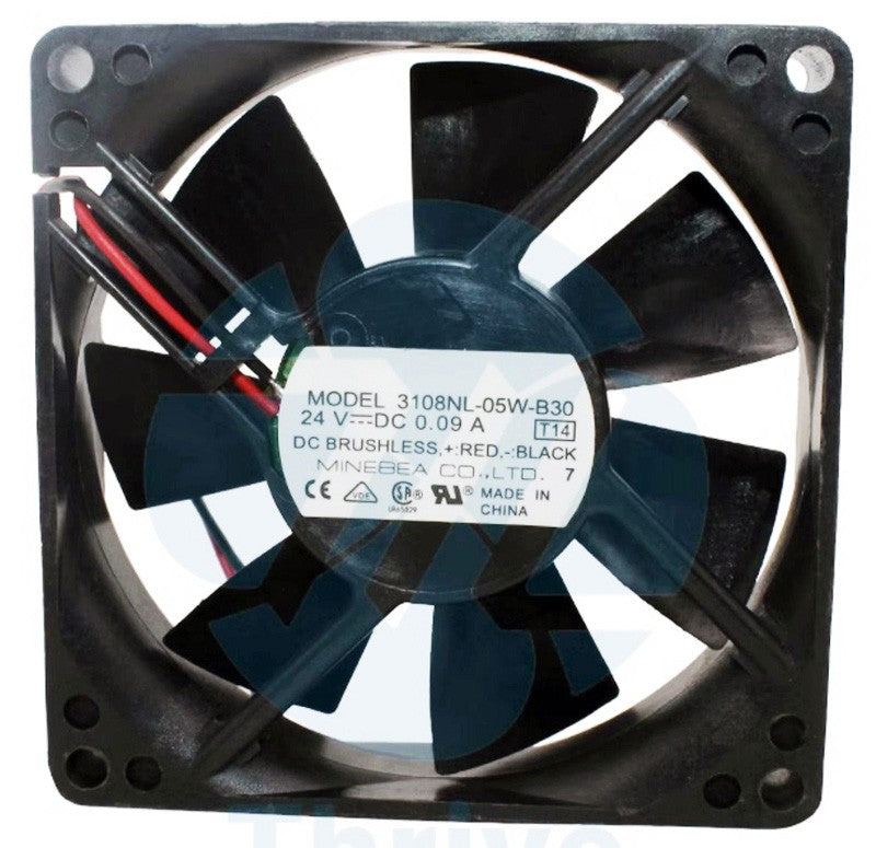 NMB 3108NL-05W-B30 24V 0.09A 2wires cooling fan