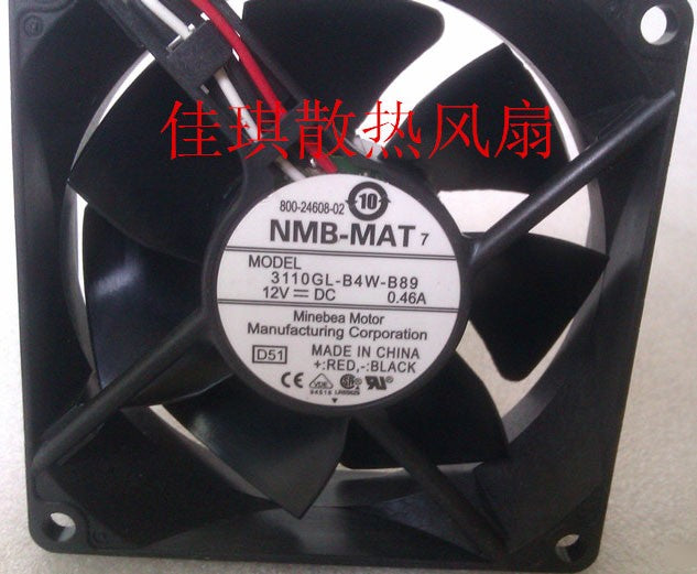 NMB 3110GL-04W-B89 12V 0.46A 3wires Cooling Fan