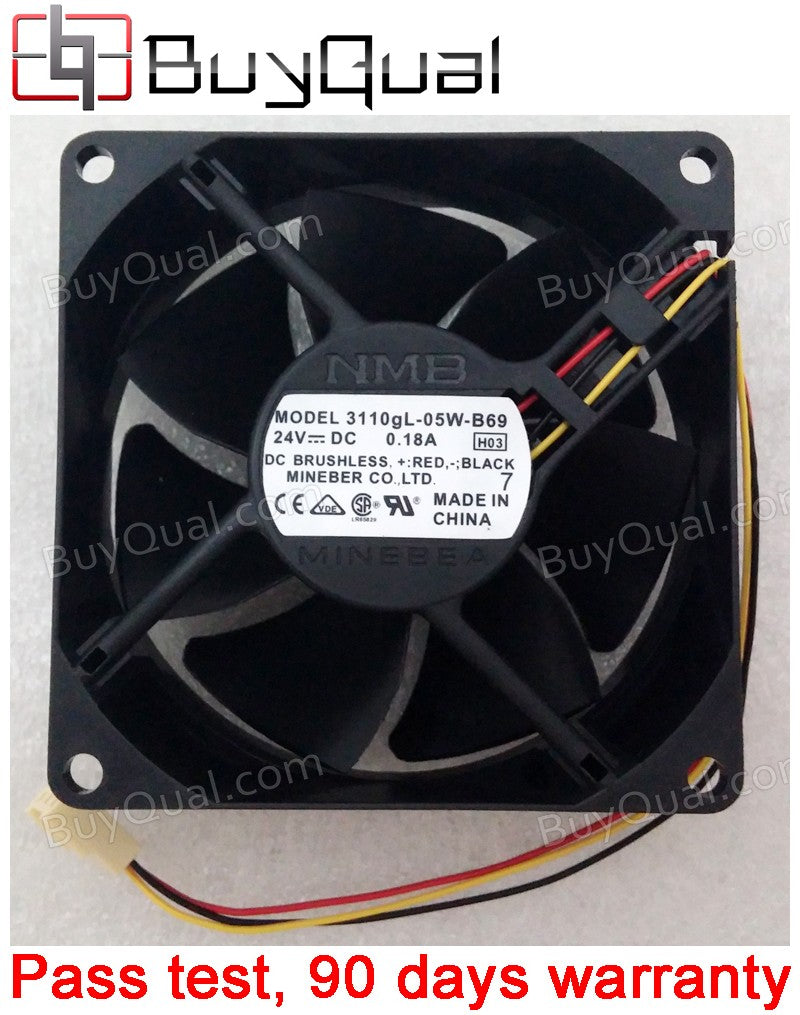 NMB 3110GL-B5W-B69 24V 0.18A 3wires Cooling Fan