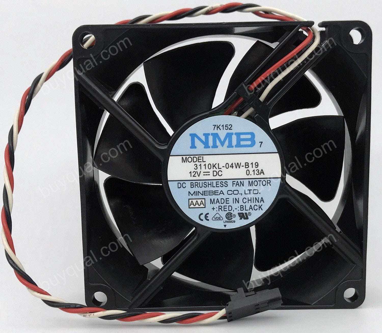 NMB 3110KL-04W-B19 12V 0.13A 3wires Cooling Fan - Picture need
