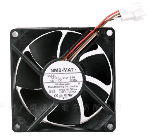 NMB 3110KL-04W-B66 12V 0.34A 3wires 4wires Cooling Fan - Picture need