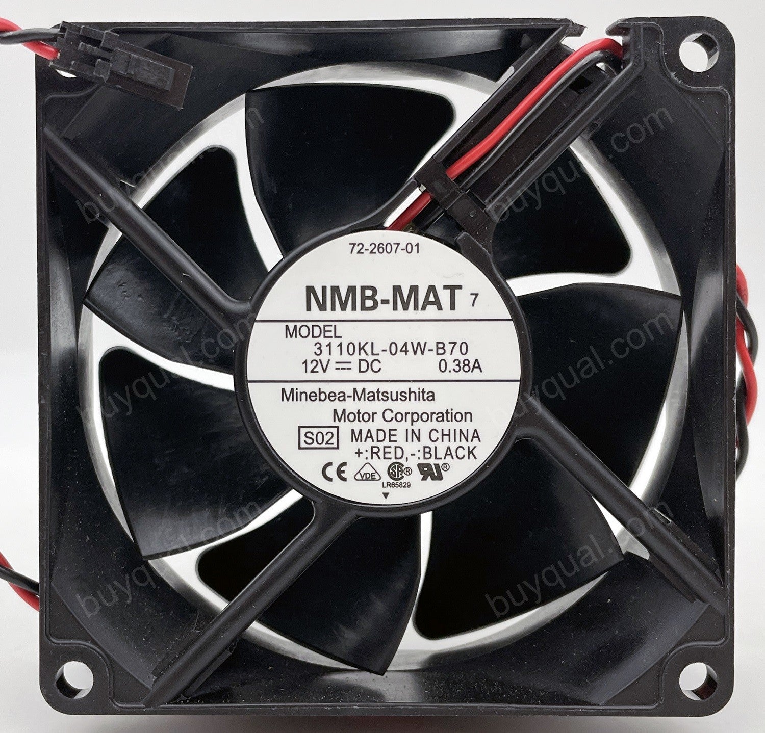 NMB 3110KL-04W-B70 12V 0.38A 2wires Cooling Fan