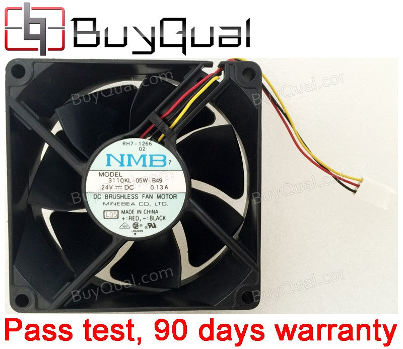 NMB 3110KL-05W-B49 24V 0.13A 3wires Cooling Fan