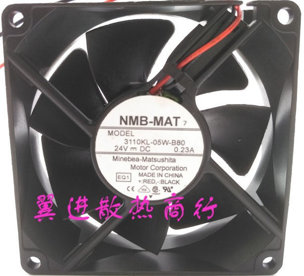 NMB 3110KL-05W-B80 24V 0.23A 2wires cooling fan