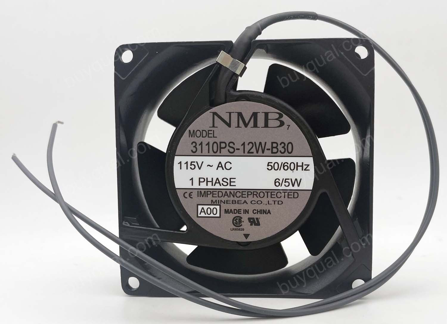 NMB 3110PS-12W-B30 115V 6/5W 2wires Cooling Fan