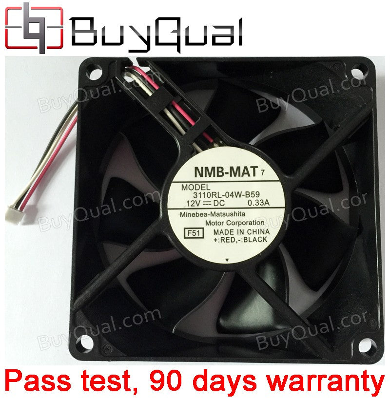 NMB 3110RL-04W-B59 12V 0.33A 3wires Cooling Fan