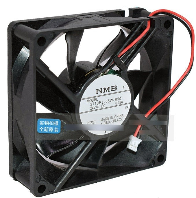 NMB 3110RL-05W-B50 24V 0.18A 2wires Cooling Fan - New