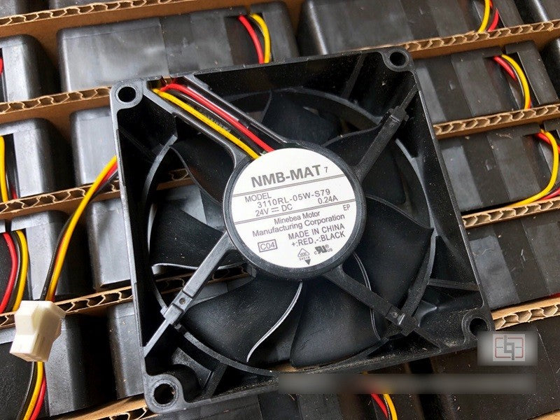 NMB 3110RL-05W-S79 24V 0.24A 3wires cooling fan