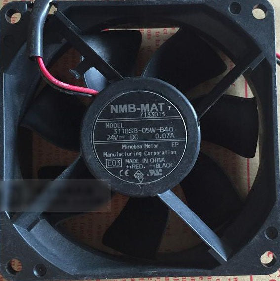 NMB 3110SB-05W-B40 24V 0.07A 2wires cooling fan