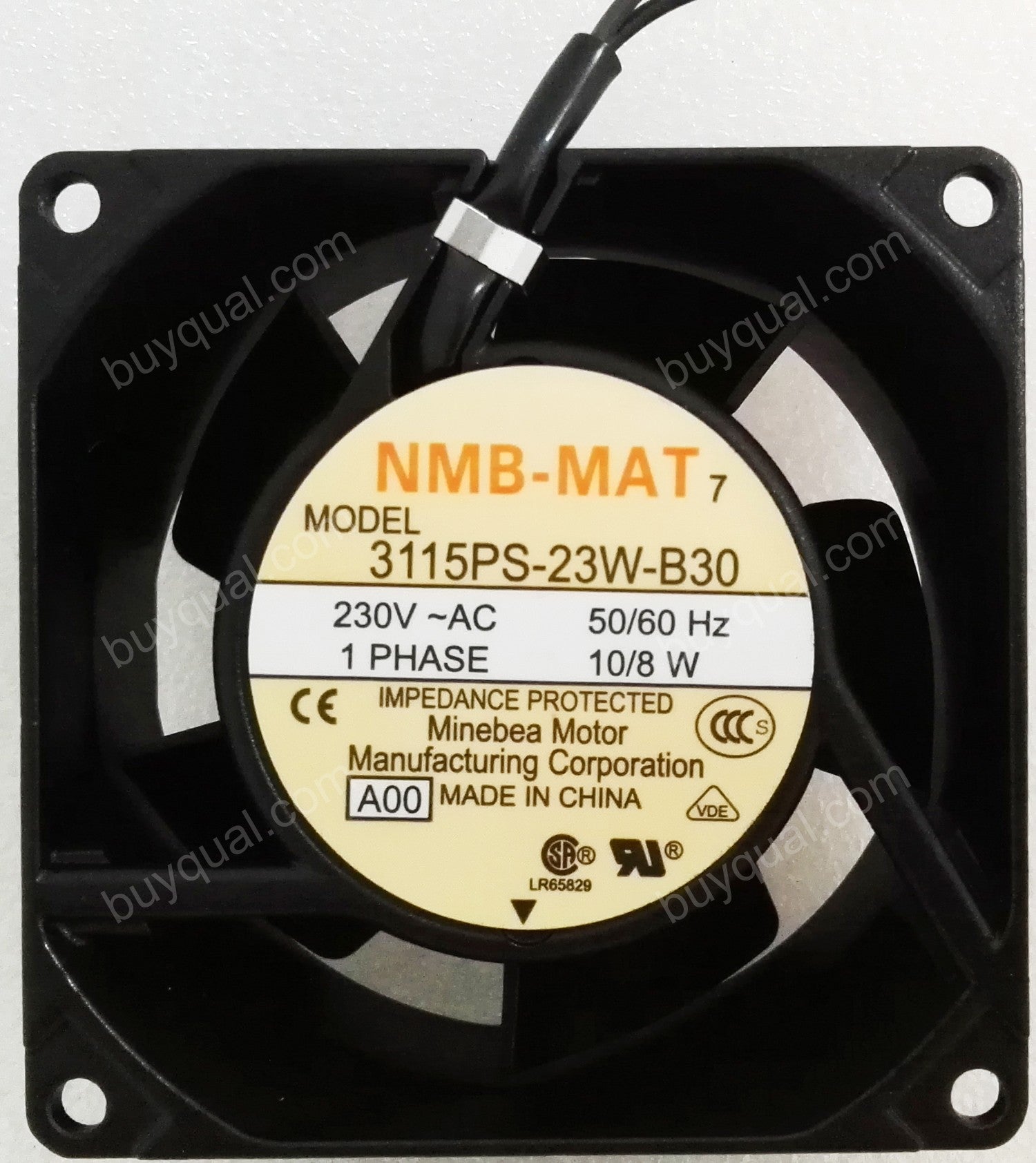 NMB 3115PS-23W-B30 A00 3115PS-23W-B30-A00 230V 10/8W 2wires Cooling Fan