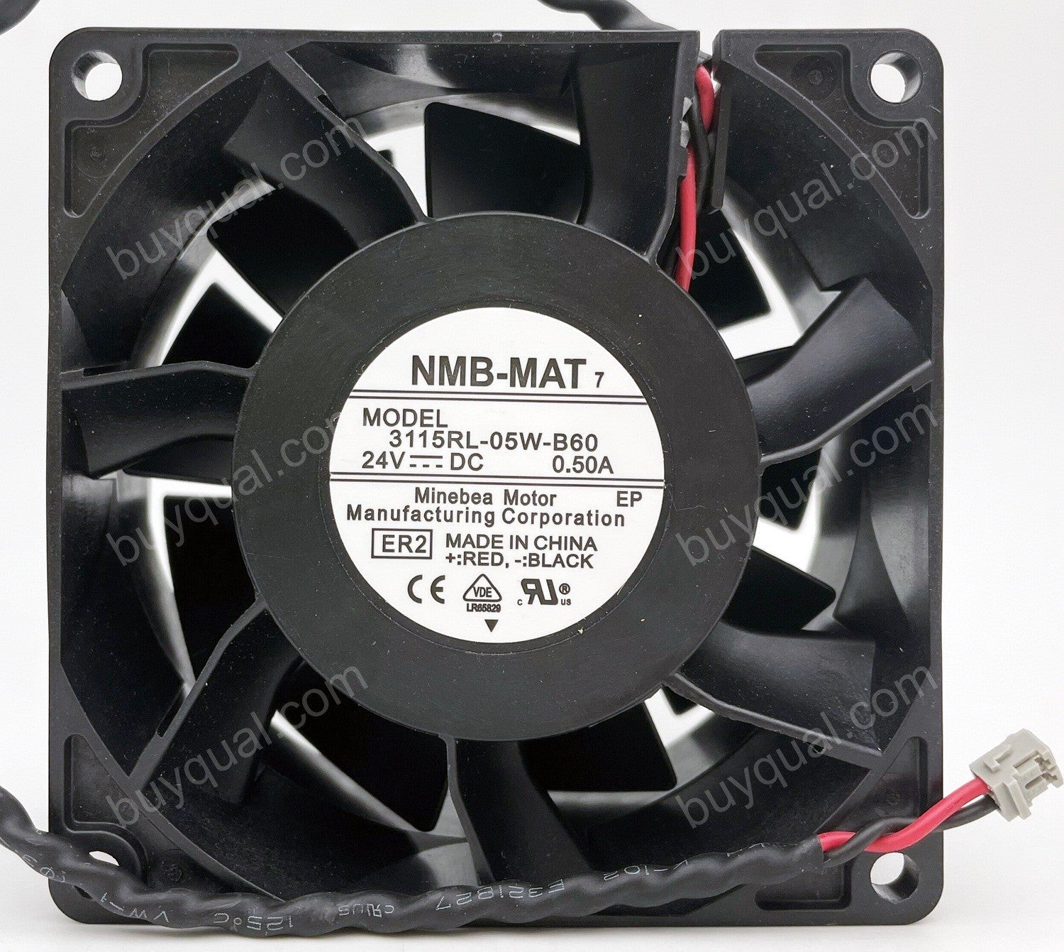 NMB 3115RL-05W-B60 24V 0.50A 2wires Cooling Fan - Original New