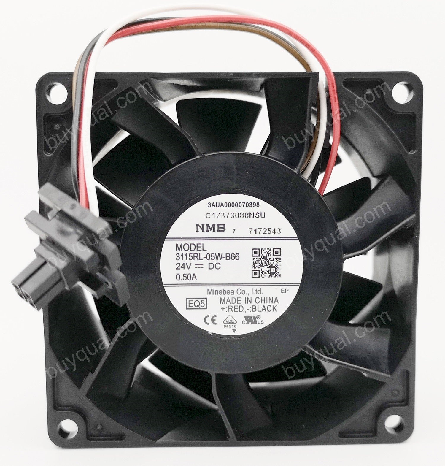 NMB 3115RL-05W-B66 24V 0.50A 4wires Cooling Fan - Special Plug