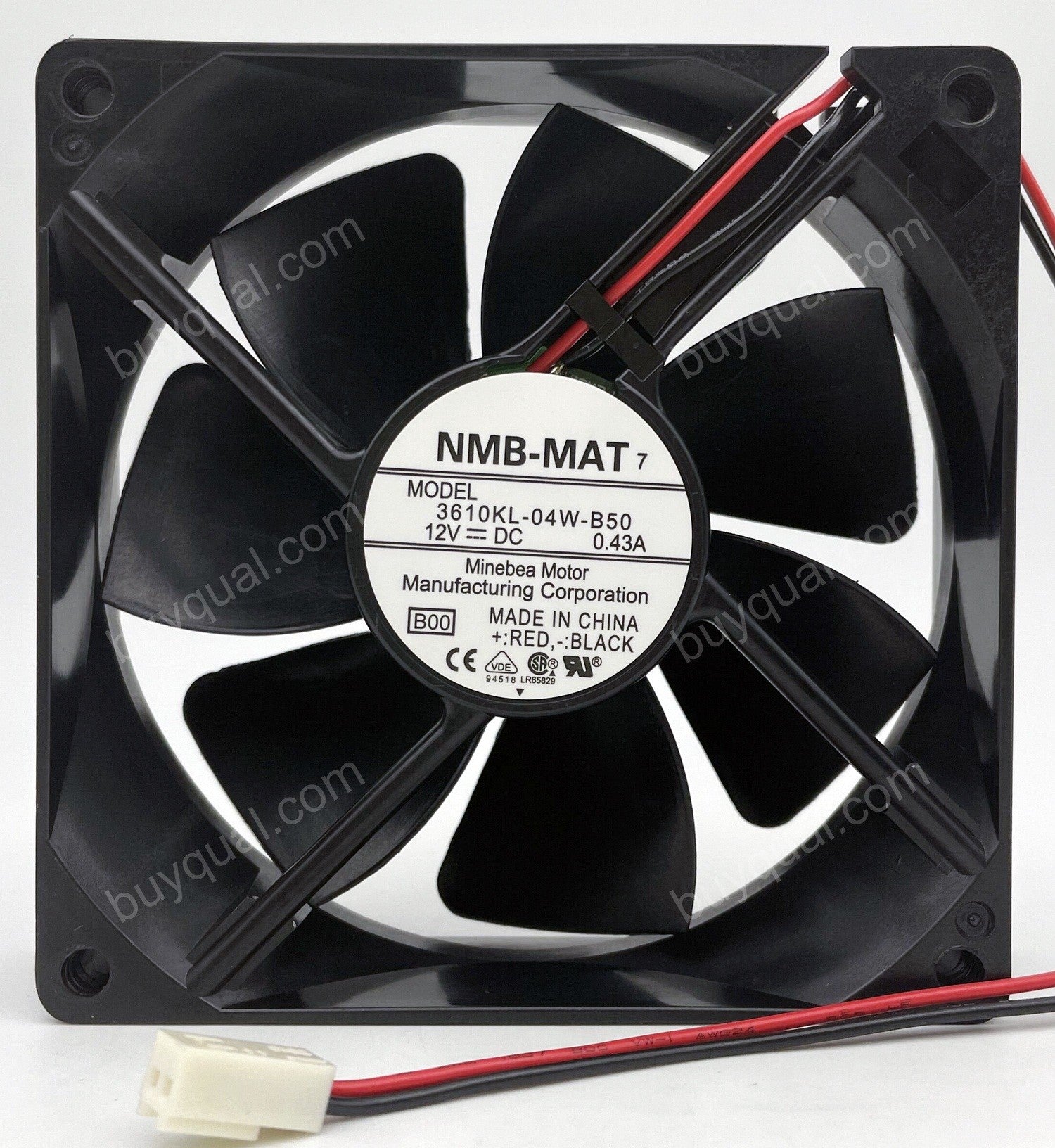 NMB 3610KL-04W-B50 12V 0.43A 2wires Cooling Fan