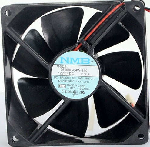 NMB 3610KL-04W-B60 12V 0.56A 2wires Cooling Fan