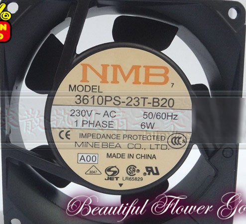 NMB 3610PS-23T-B20 230V 0.03/0.04A 6W Cooling Fan