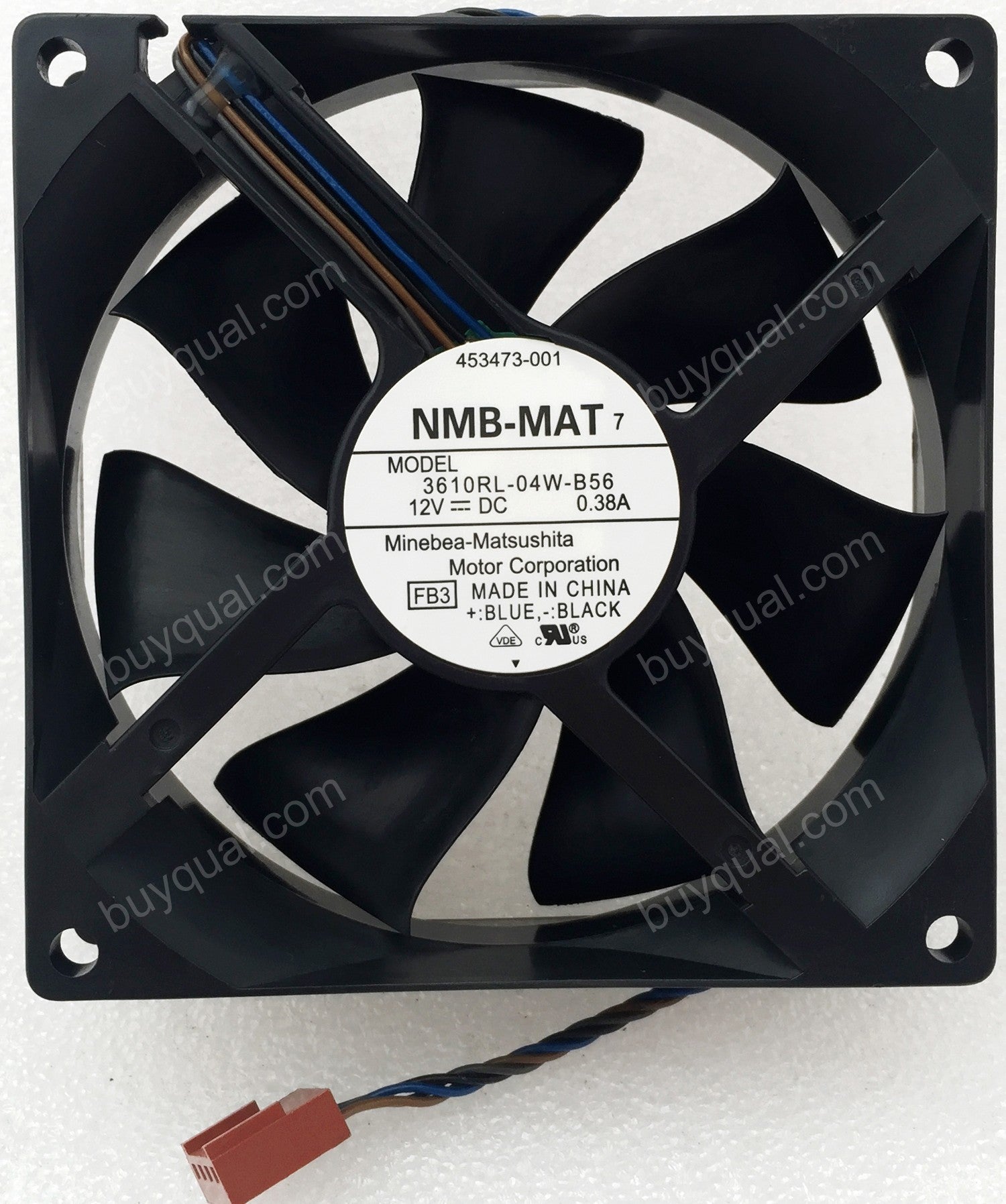 NMB 3610RL-04W-B56 12V 0.38A 4wires Cooling Fan