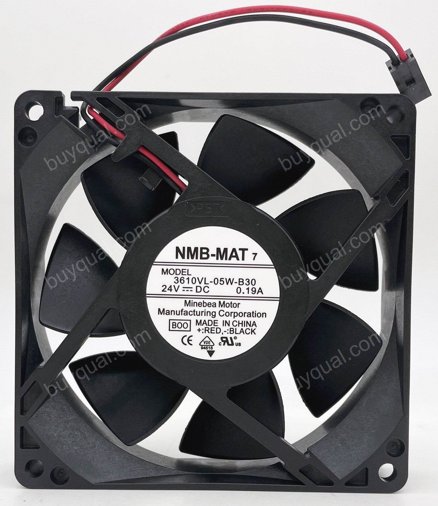 NMB 3610VL-05W-B30 24V 0.19A 2wires Cooling Fan -Special plug