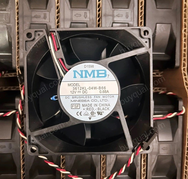 NMB 3612KL-04W-B66 12V 0.68A 3wires Cooling Fan - Temperature control speed