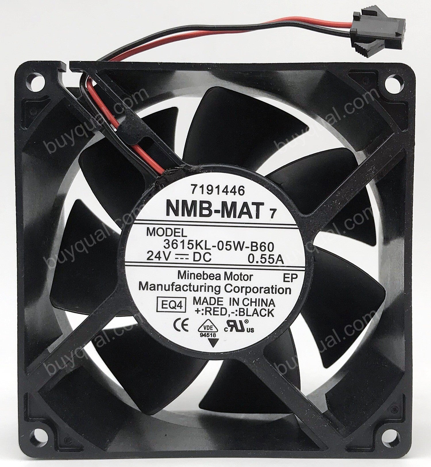 NMB 3615KL-05W-B60 24V 0.55A 2wires cooling fan - Original New