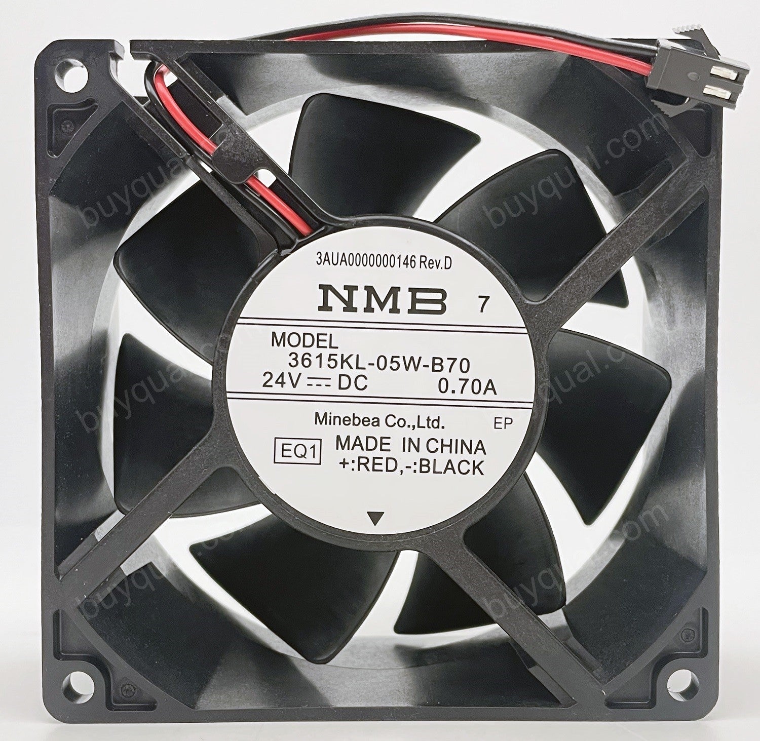 NMB 3615KL-05W-B70 3615KL-05W-B70-EQ1 24V 0.7A 2wires Cooling Fan - New