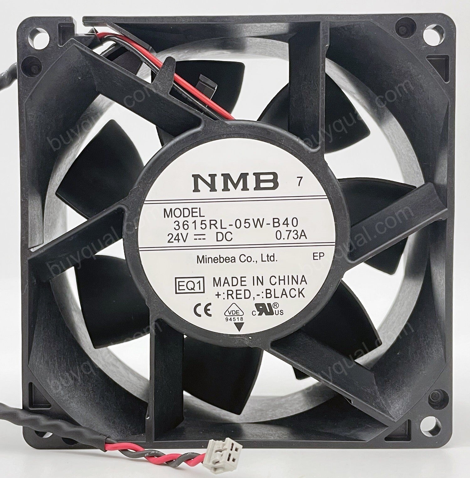 NMB 3615RL-05W-B40 -EQ1 -ER2  24V 0.73A 2wires Cooling Fan - Original New
