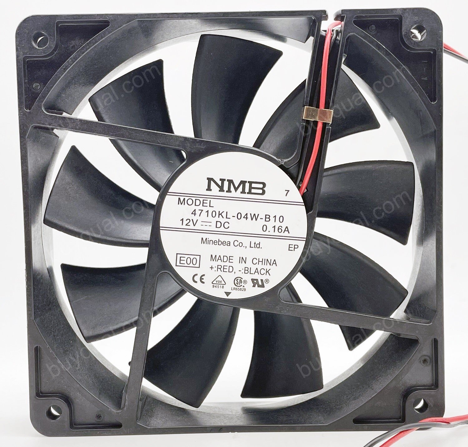 NMB 4710KL-04W-B10 12V 0.16A 2wires Cooling Fan