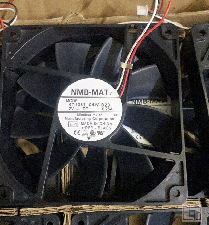 NMB 4710KL-04W-B29 12V 0.25A 3wires Cooling Fan - New