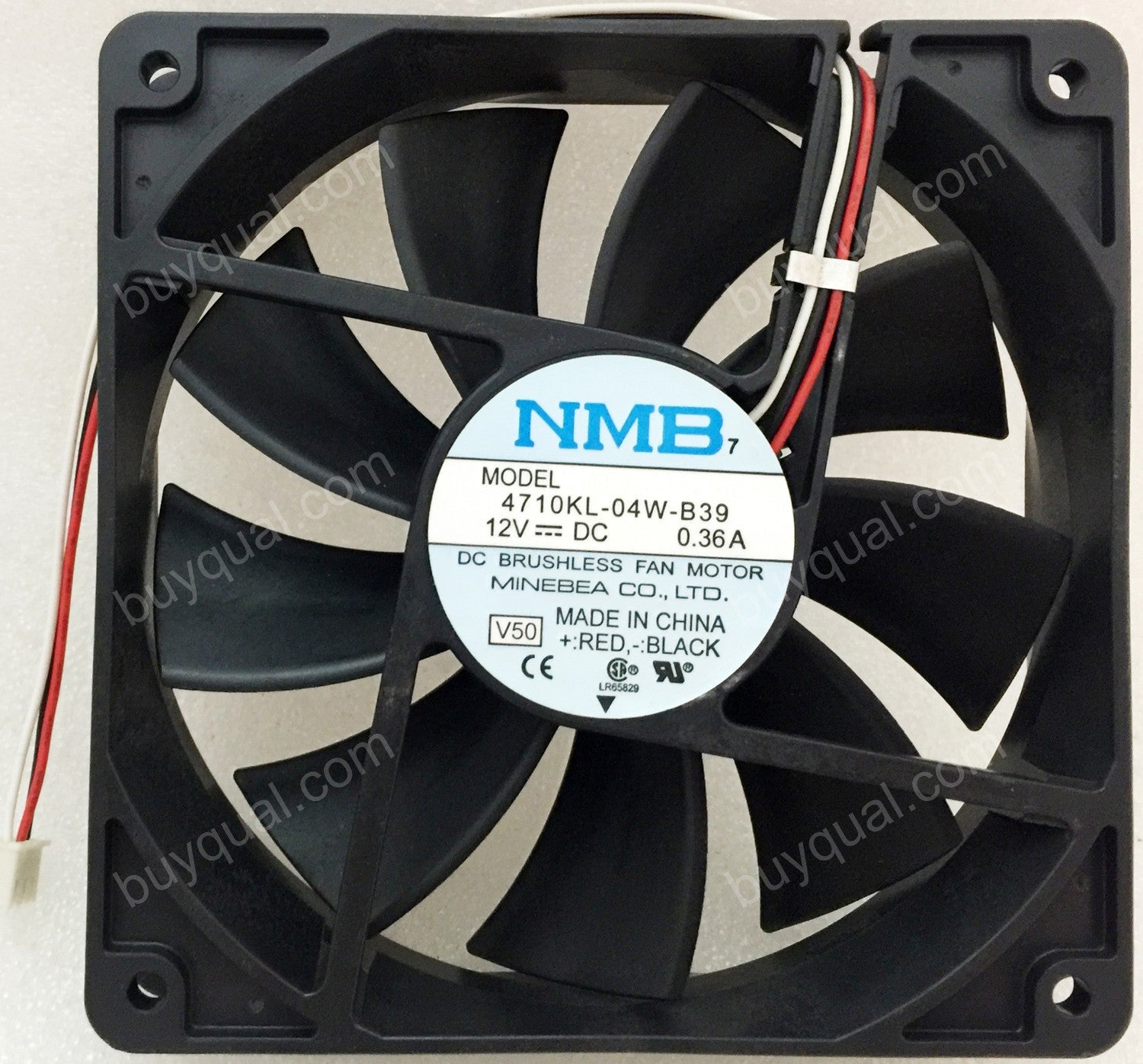 NMB 4710KL-04W-B39 12V 0.36A 3wires Cooling Fan