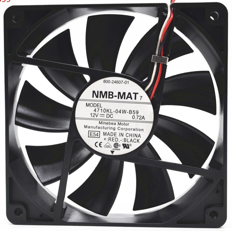 NMB 4710KL-04W-B59 12V 0.72A 3wires Cooling Fan - Original New