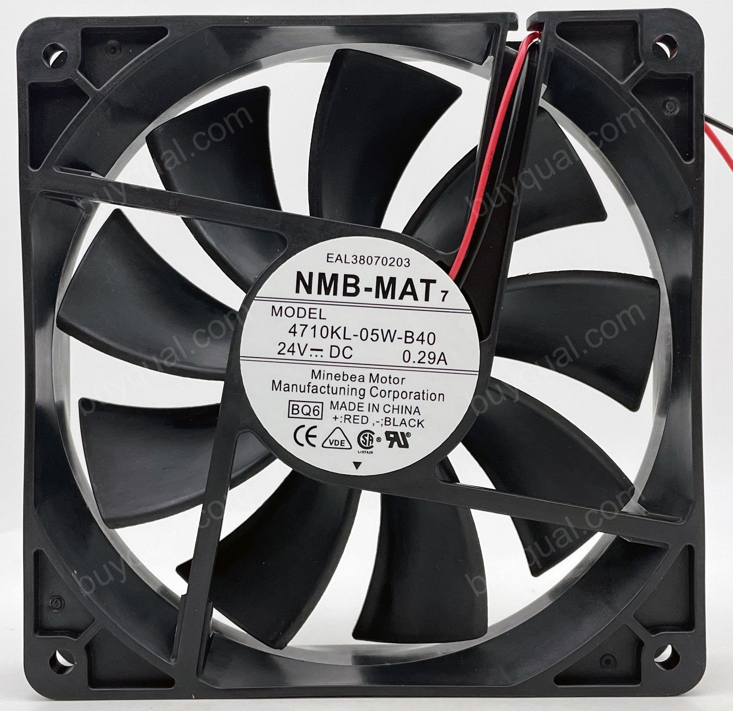 NMB 4710KL-05W-B40 24V 0.29A 2wires Cooling Fan
