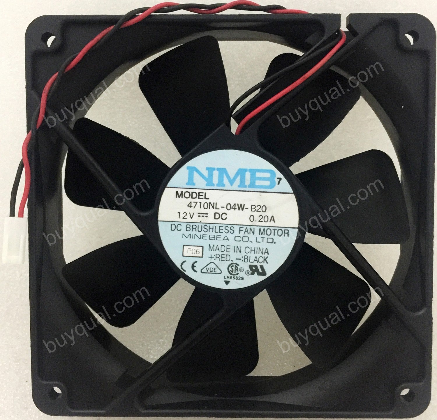 NMB 4710NL-04W-B20 12V 0.20A 2wires cooling fan