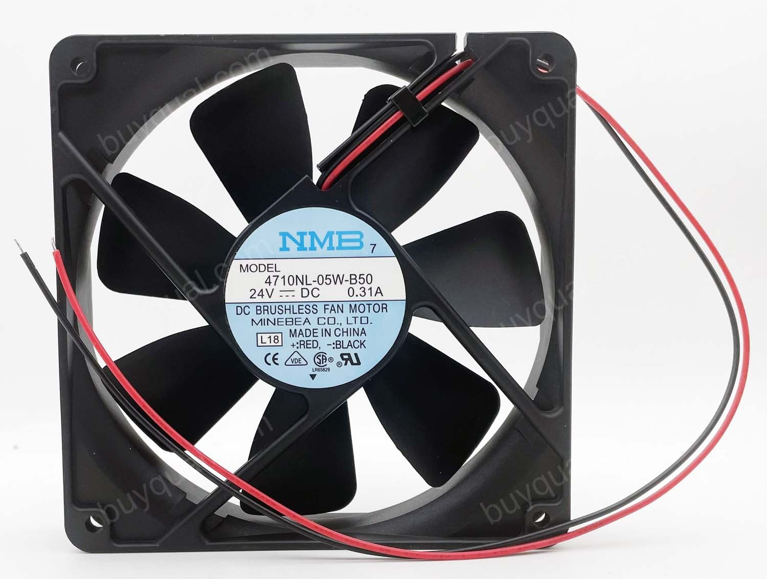 NMB 4710NL-05W-B50 24V 0.31A 2wires Cooling Fan