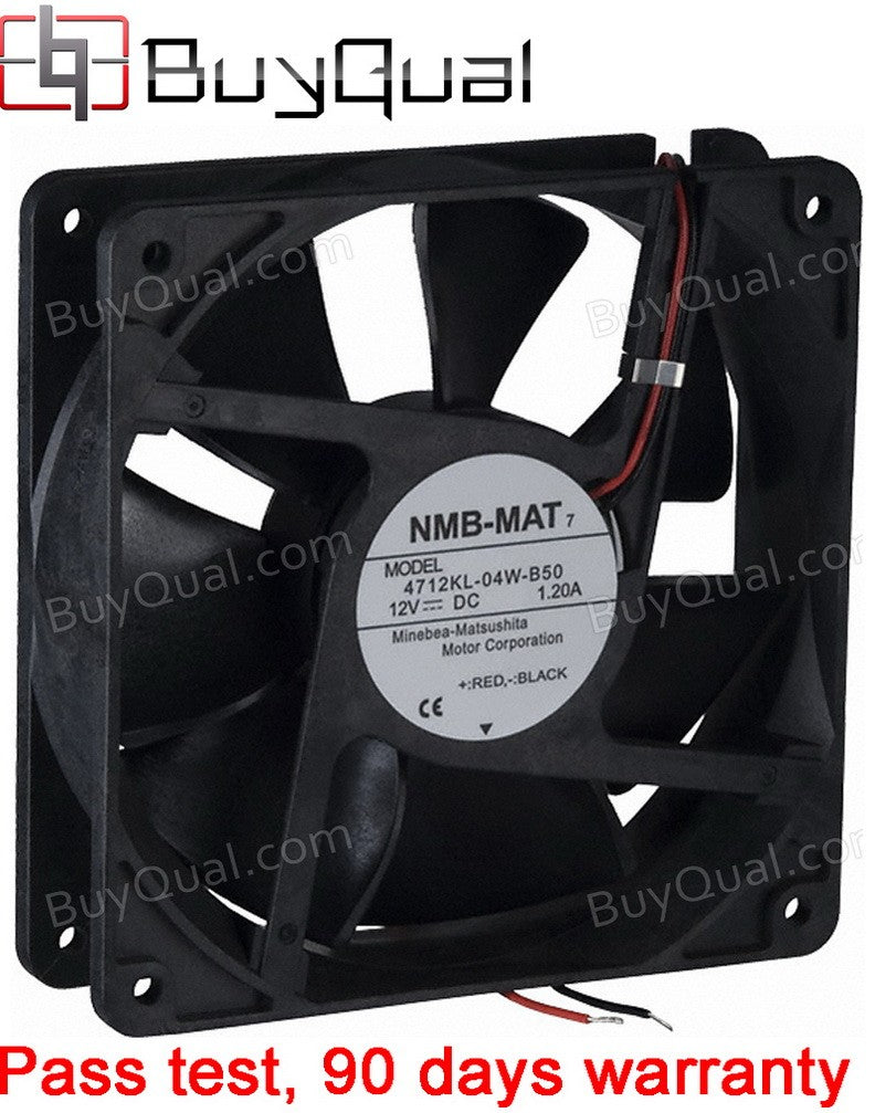 NMB 4712KL-04W-B50 4712KL-04W-B50-P00 12V 1.2A  2wires Cooling Fan