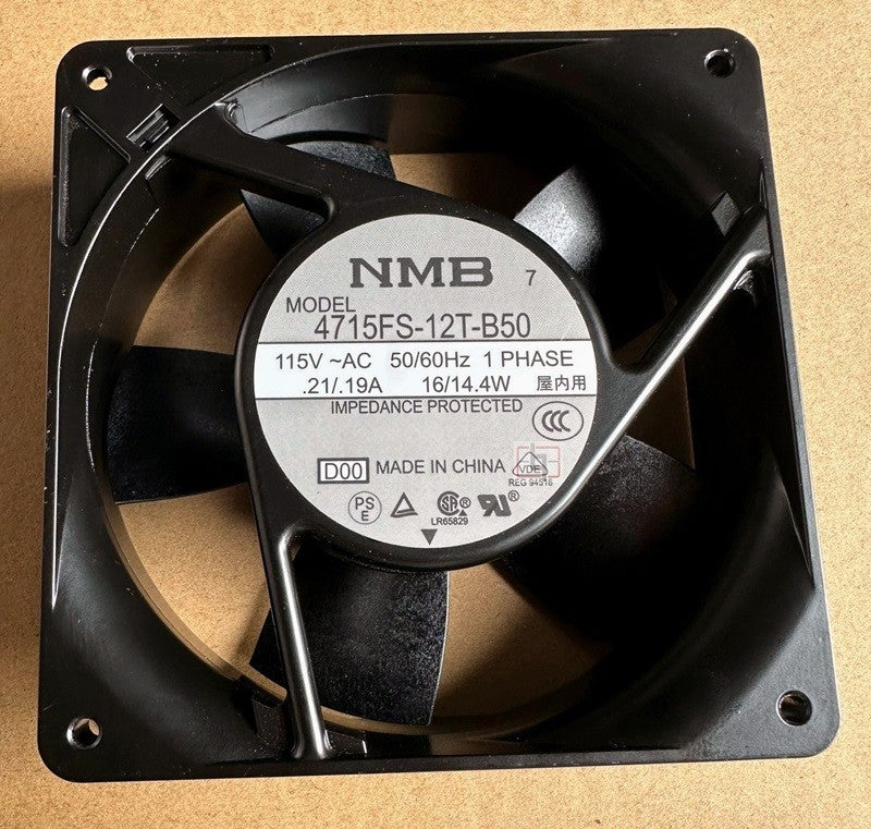 NMB 4715FS-12T-B50 4715FS-12T-B50-D00 115V 0.21/0.19A Cooling Fan - New
