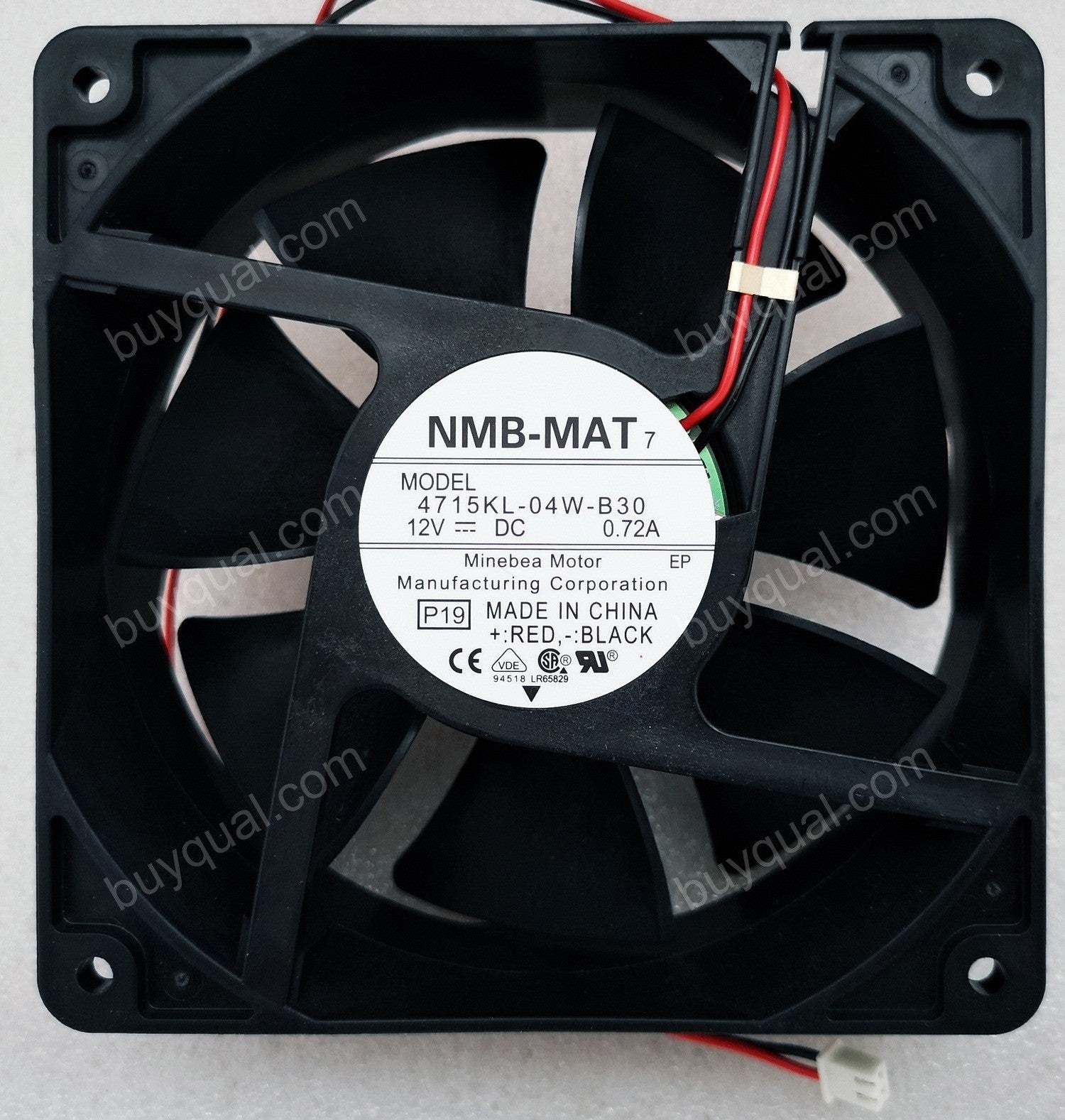 NMB 4715KL-04W-B30 12V 0.72A 2wires Cooling Fan