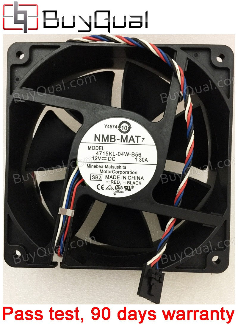 NMB 4715KL-04W-B56 12V 1.3/1.6A 4wires Cooling Fan