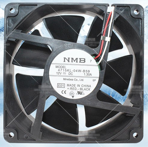 NMB 4715KL-04W-B59 12V 1.3A 3wires Cooling Fan